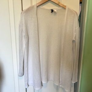 Lightweight white cardigan
